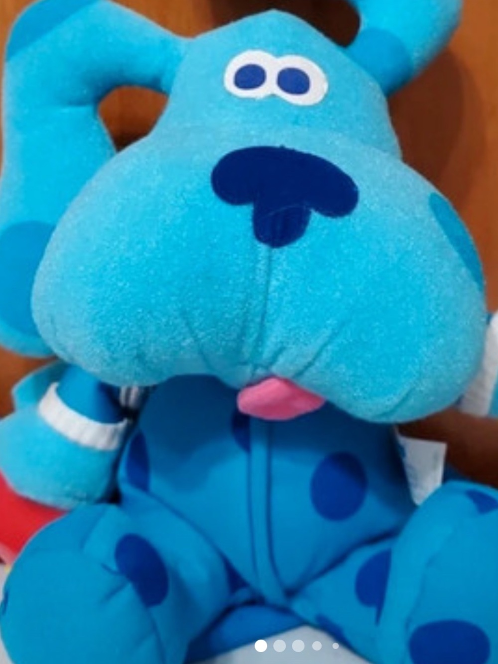 Blues Clues Bedtime Blue w/ Flashlight Vintage 2000 Tyco Nickelodeon